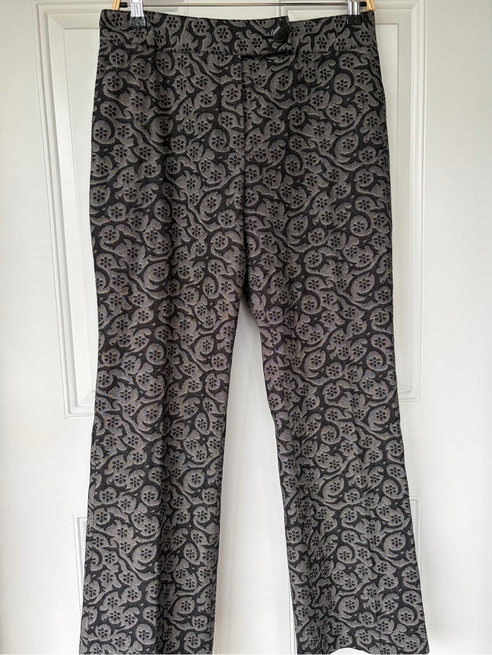 •Etcetera• Floral Paisley Jacquard Pants - Size 8